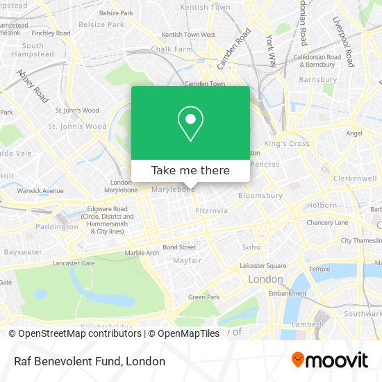 Raf Benevolent Fund map