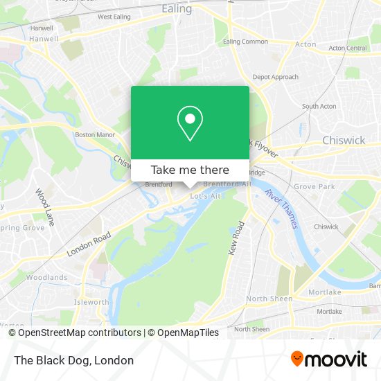 The Black Dog map