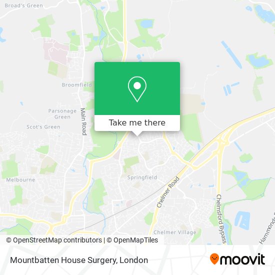 Mountbatten House Surgery map