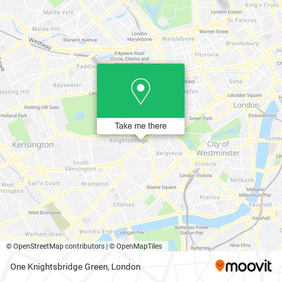 One Knightsbridge Green map