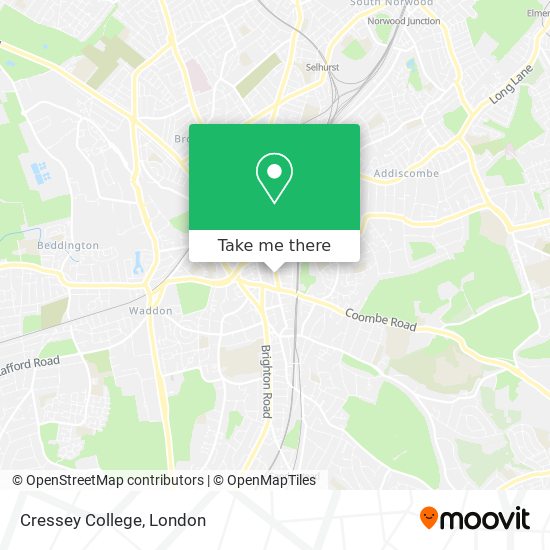 Cressey College map