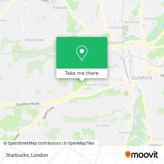 Starbucks map