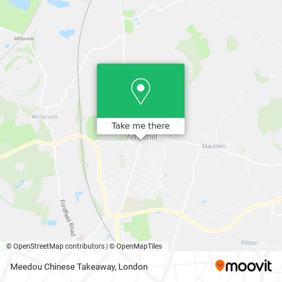 Meedou Chinese Takeaway map