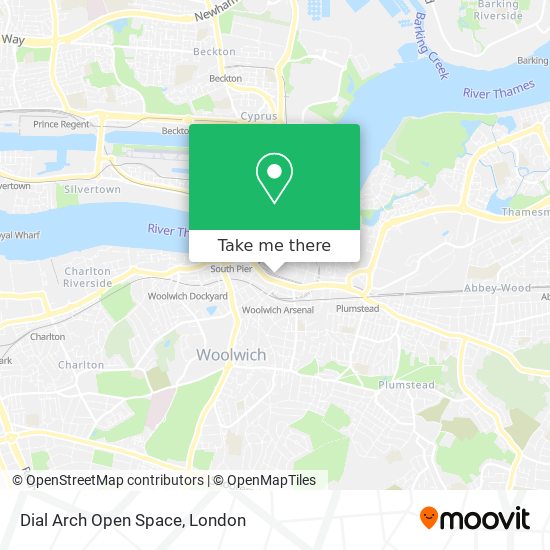 Dial Arch Open Space map