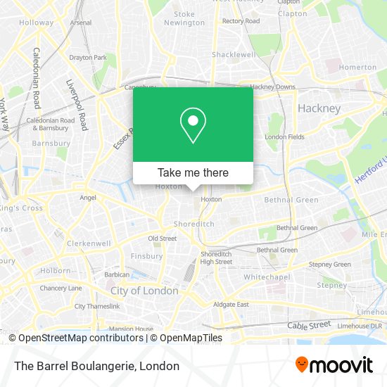 The Barrel Boulangerie map