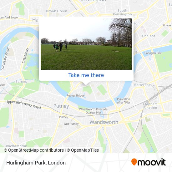 Hurlingham Park map