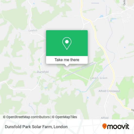 Dunsfold Park Solar Farm map
