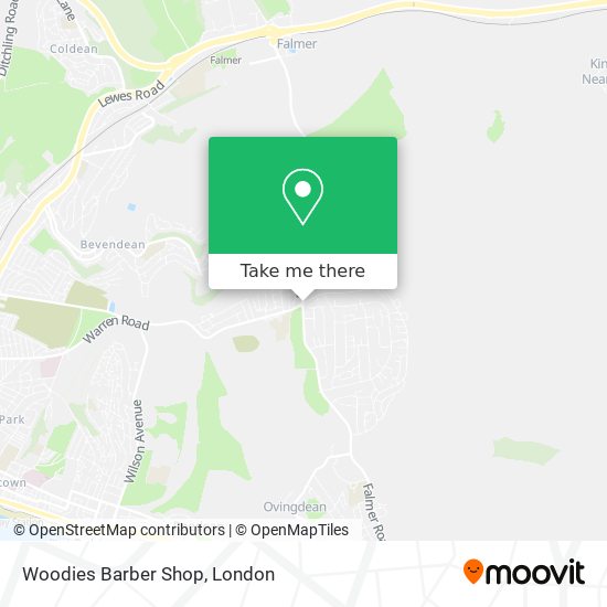 Woodies Barber Shop map