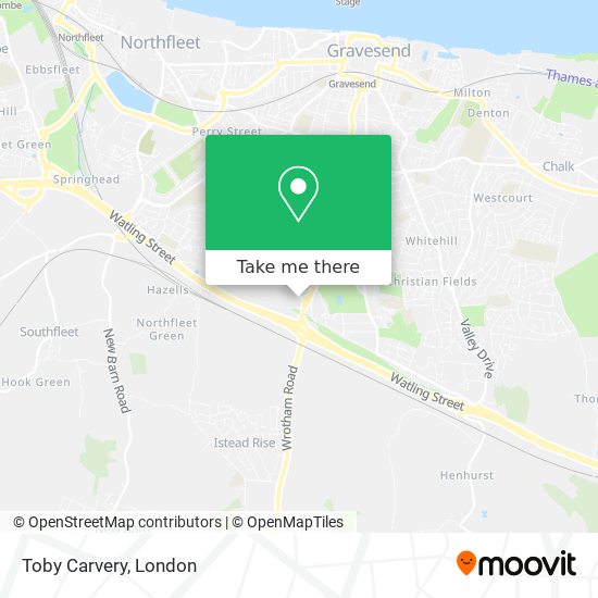 Toby Carvery map