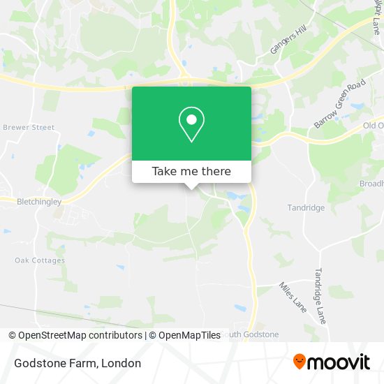 Godstone Farm map
