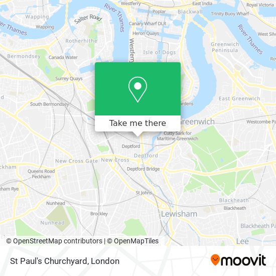 St Paul's Churchyard map