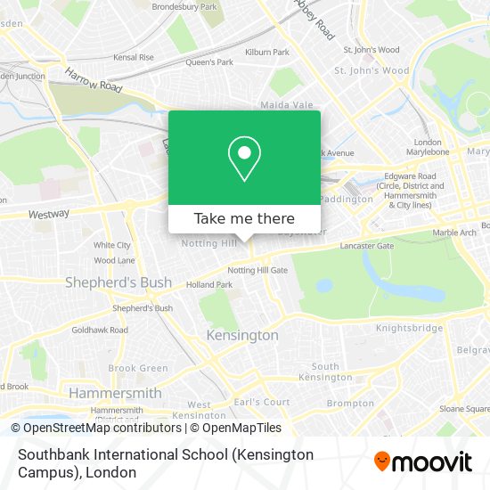 Southbank International School (Kensington Campus) map