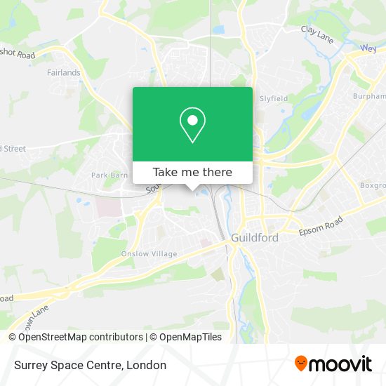 Surrey Space Centre map