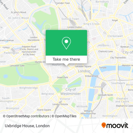 Uxbridge House map