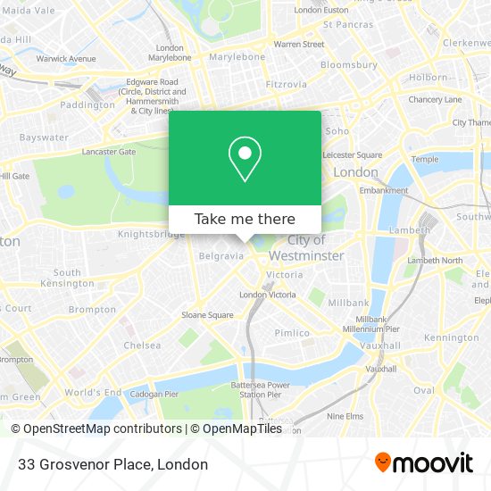 33 Grosvenor Place map