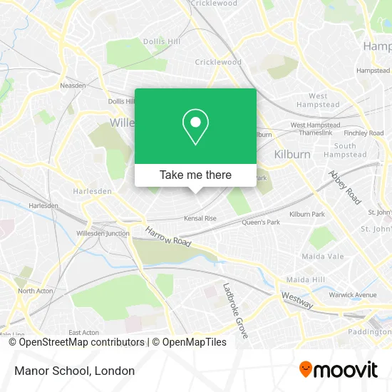 Manor School map
