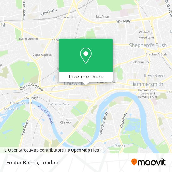 Foster Books map