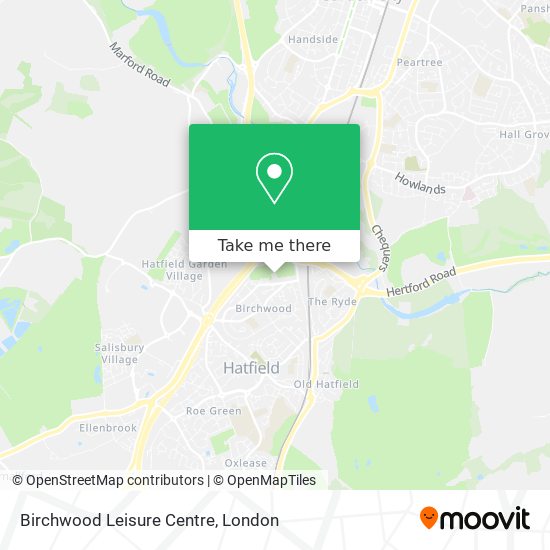 Birchwood Leisure Centre map