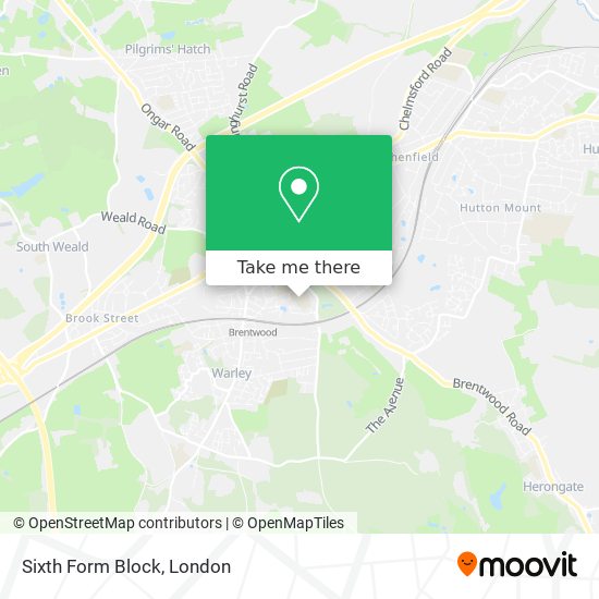 Sixth Form Block map
