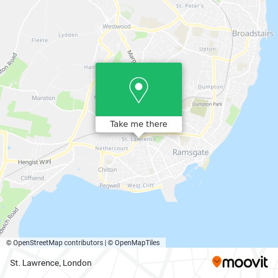 St. Lawrence map
