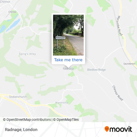Radnage map