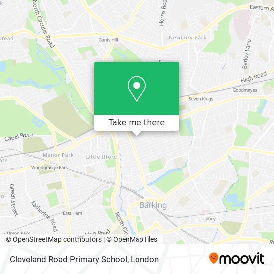 Cleveland Road Primary School map