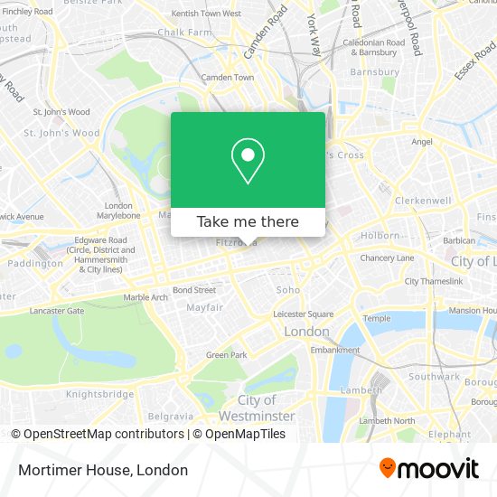Mortimer House map