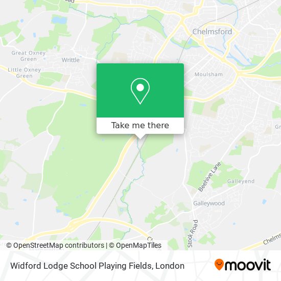 Widford Lodge School Playing Fields map