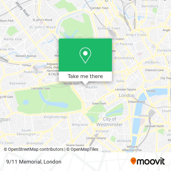 9/11 Memorial map