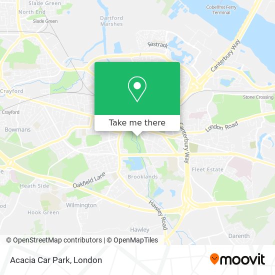 Acacia Car Park map