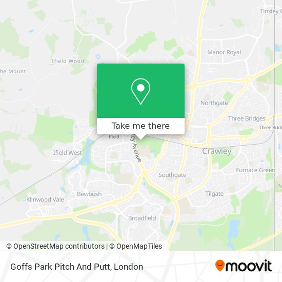 Goffs Park Pitch And Putt map
