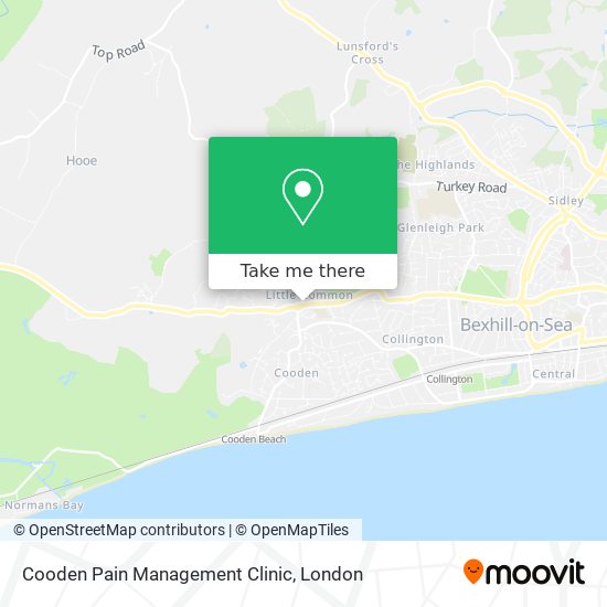 Cooden Pain Management Clinic map