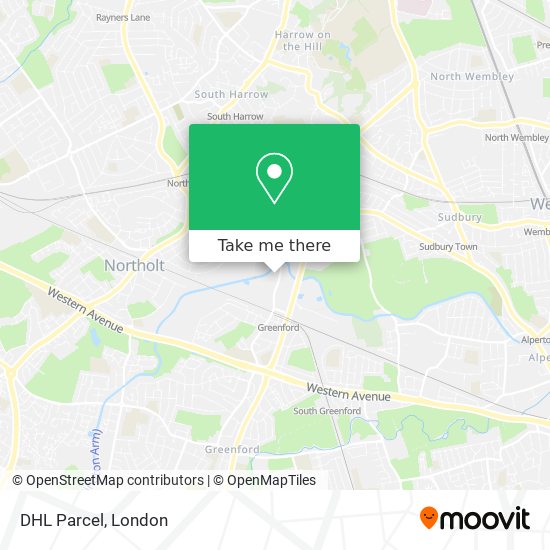 DHL Parcel map