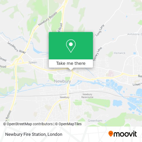 Newbury Fire Station map