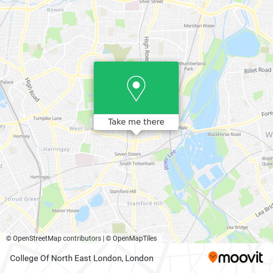 College Of North East London map