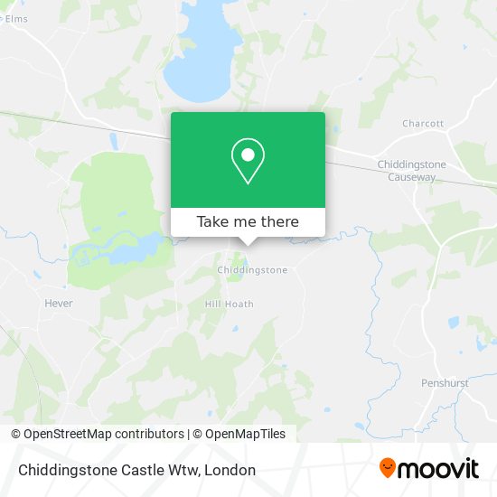 Chiddingstone Castle Wtw map