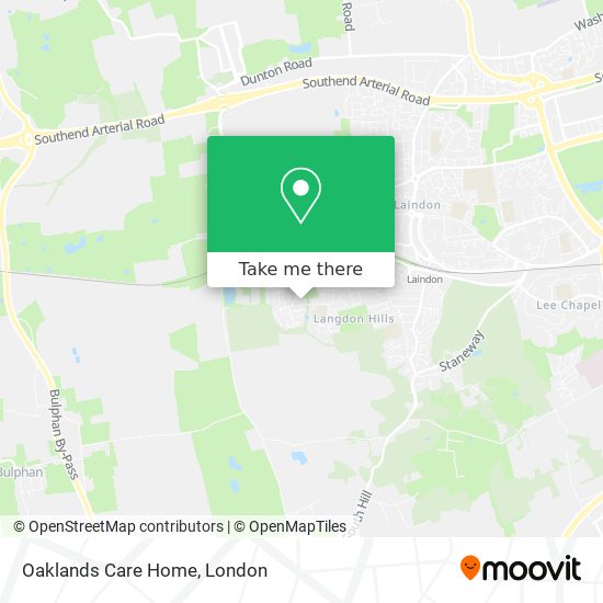 Oaklands Care Home map