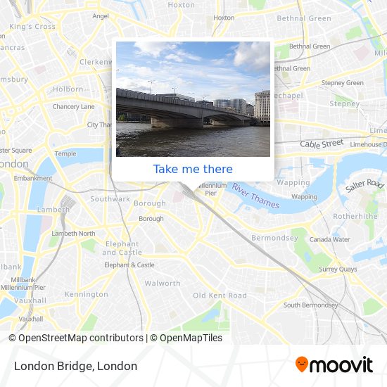 London Bridge map