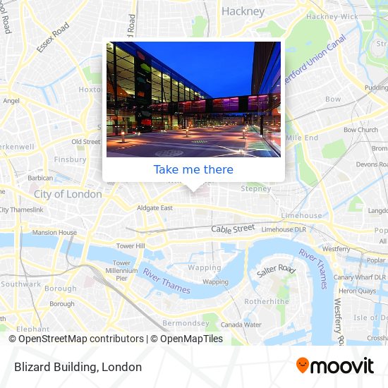 Blizard Building map