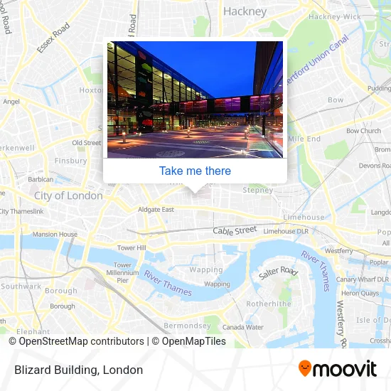 Blizard Building map