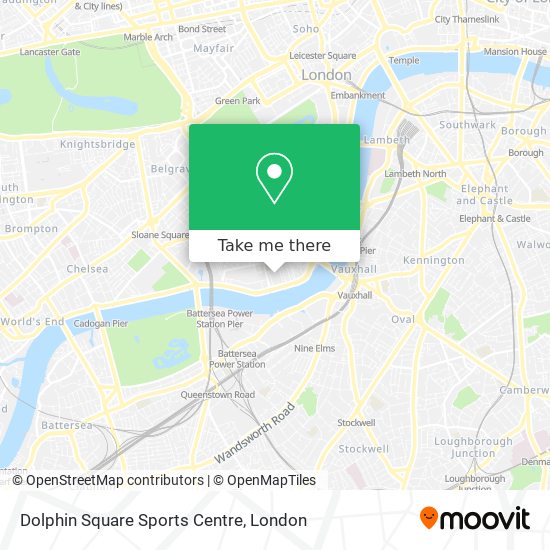 Dolphin Square Sports Centre map
