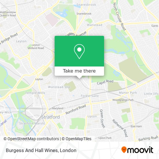 Burgess And Hall Wines map