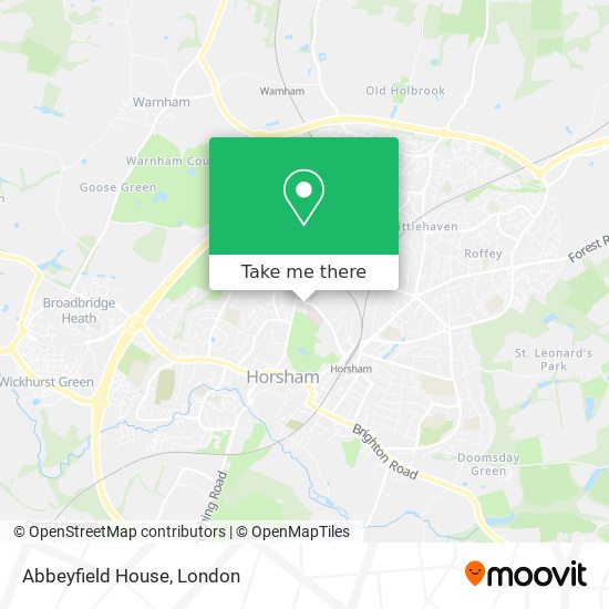 Abbeyfield House map