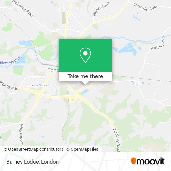 Barnes Lodge map