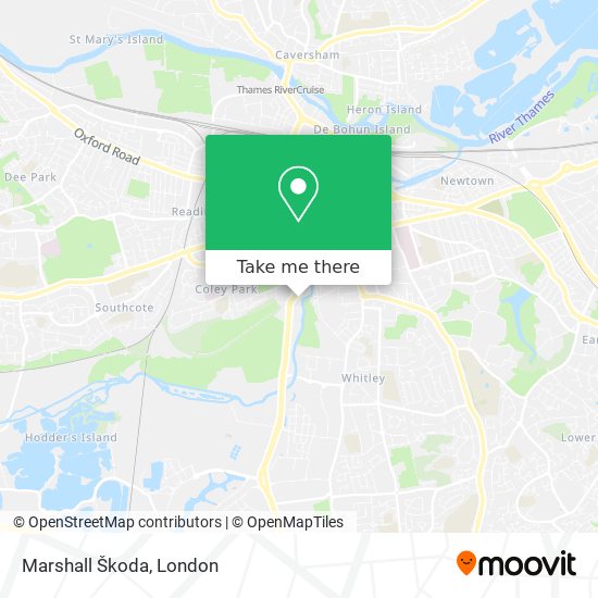 Marshall Škoda map
