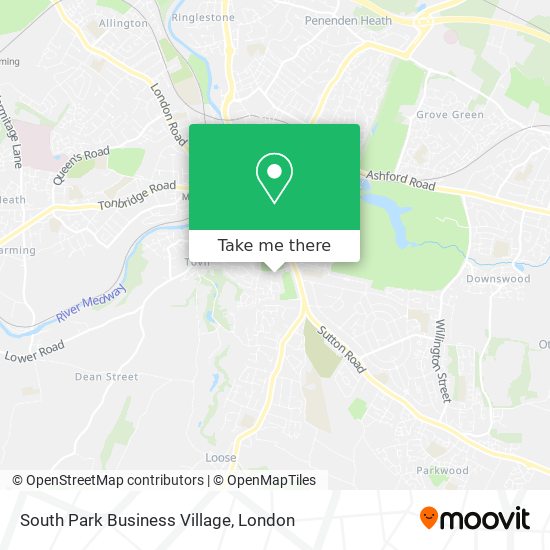 South Park Business Village map