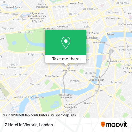 Z Hotel In Victoria map