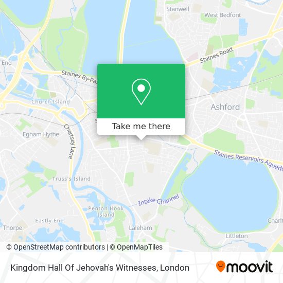 Kingdom Hall Of Jehovah's Witnesses map