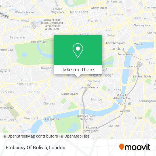 Embassy Of Bolivia map