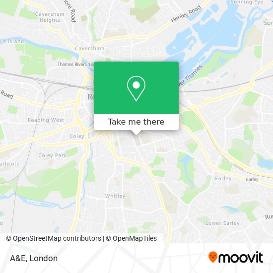 A&E map